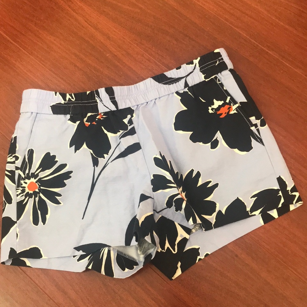 J. Crew floral linen short